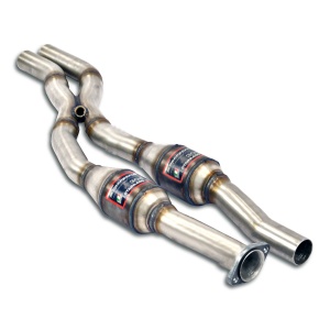 Supersprint Front Metallic catalytic converter right - left + "X-Pipe" 782632