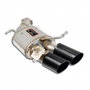 Supersprint Rear exhaust Left 100x75 Black