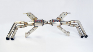 Supersprint Rear exhaust "Racing" Right - Left 4 exits(Deletes the stock, main catalytics - fits to the stock endpipes)-18,0 Kg - Img 6