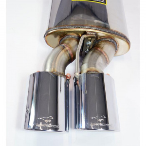 Supersprint Rear exhaust Right 120x80 with valve - Img 4