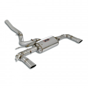 Supersprint Rear exhaust right - left with valve