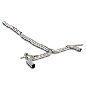 Supersprint Rear pipe "Y-Pipe" Right - Left(Muffler delete) 832614