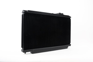 93-98 Toyota A80 Supra (NA/TT) High-Performance All-Aluminum Radiator - Black - Img 2