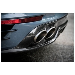 AKRAPOVIC DI-PO/CA/4/G Rear Diffuser (Carbon / High Gloss) for PORSCHE 911 Turbo / Turbo S (991.2) ABE Type Approval - Img 5