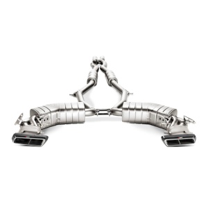 AKRAPOVIC E-ME/T/2 Evolution Link Pipe Set (Titanium) for MERCEDES S63 AMG Coupe (C217) ECE Type Approval - Img 2