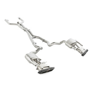 AKRAPOVIC MTP-ME/T/2H/1 Exhaust System Evolution Line (Titanium) for MERCEDES C63 AMG / C63S AMG (W205 / S205) 2015-2018 ECE Type Approval - Img 2