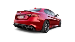 AKRAPOVIC S-AR/TI/7H Slip-On Line (Titanium) ALFA ROMEO Giulia Quadrifoglio 2018-2020 - Img 3