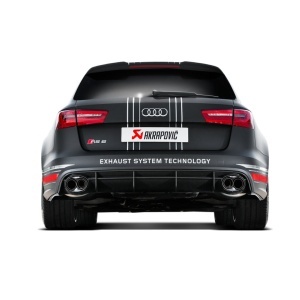 AKRAPOVIC S-AU/TI/3H Exhaust System Evolution Line (Titanium) for AUDI RS6 Avant (C7) 2014-2018 ECE Type Approval - Img 5