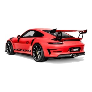 AKRAPOVIC S-PO/TI/10H Muffler Slip-On Line (Titanium) for PORSCHE 911 GT3 / GT3RS (991.2) ECE Type Approval - Img 3