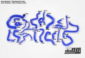 AUDI SEAT SKODA VW 1.8 / 2.0 TSI (MQB) Coolant hoses (24 pcs) - Img 2