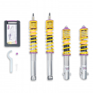 KW Coilover suspension V1 inox VW Golf MK 3 2.0 GTI 16V (150 Hp) - Img 1