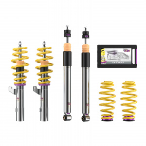 KW Coilover suspension V3 inox (incl. deactivation for electronic dampers) VW Golf MK 7 R 2.0 TSI 4motion (300 Hp) - Img 1