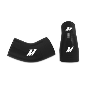 Mishimoto Mitsubishi Lancer Evolution VII/VIII/IX Lower Intercooler Pipe Kit, 2001-2007, Black Hoses - Img 2