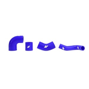 Mishimoto Mitsubishi Lancer Evolution VII/VIII/IX Upper Intercooler Pipe Kit, 2001-2007, Blue Hoses - Img 3