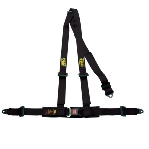 OMP DA0-0504-B01-071 Safety Harness for Road, 3-Point, 3 ECE 16-08, Black