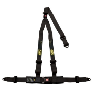 OMP DA0-0509-B01-071 Safety Harness Strada, 3-Point, 3 ECE 16-08, Black