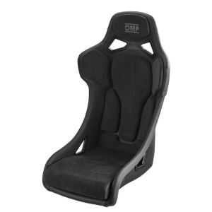OMP HA0-0831-A02-071 Racing Seat RT Carbon FIA 8855-1999, Leather/Suede, Black - Img 1