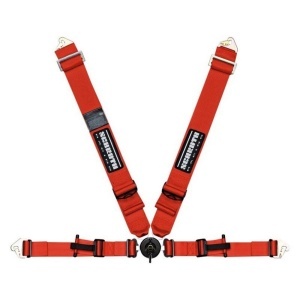 SCHROTH 25201 Racing Harness Profi 2 ASM Flexible 4-Point Right, Red for BMW M2 (G87) / M3 (F80 / G80) / M4 (F82 / G82)