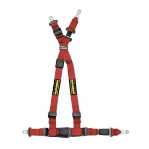 SCHROTH 93081-2 Racing Harness Quickfit ASM 4-Point Right, Red for VW