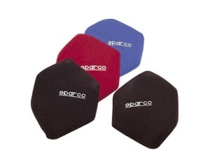 SPARCO 01022NR Pair of lumbar side backrest, black