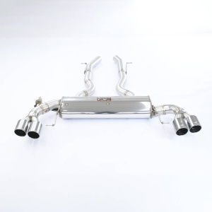 Supersprint Rear exhaust Right "Gun Metal Grey" OO90 - Left OO90 with valve - Img 2