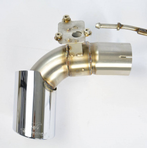 Supersprint Rear exhaust Right O100 - Left O100 with valve - Img 2