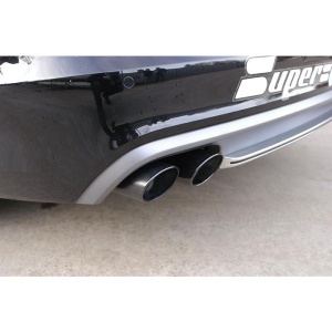 Supersprint Rear pipe Left 100x75 "Gun Metal Grey"(Muffler delete) 769587