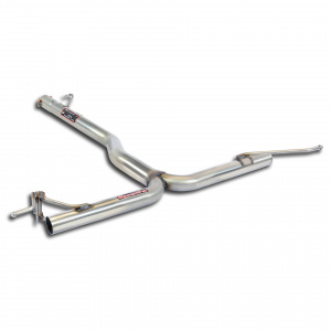 Supersprint Rear pipe "Y-Pipe" Right - Left(Muffler delete)
