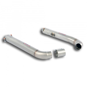 Supersprint Right - Left pipe kit (fits to the stock, secondary catalytic) - Img 1