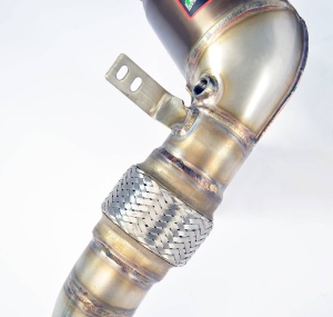 Supersprint Turbo downpipe kit + Metallic catalytic converter LeftAccepts the stock "Cat.-Back" system 989241 - Img 9