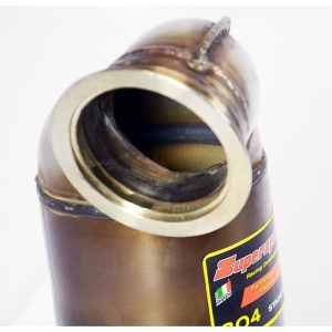 Supersprint Turbo downpipe kit + Metallic WRC 100 CPSI catalytic converter(Deletes GPF) 917921 - Img 2