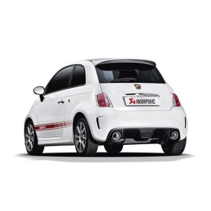 AKRAPOVIC M-FI/SS/1H Exhaust System Slip-On Line (Stainless Steel) for ABARTH 500/500C 2008-2017 EC Approval - Img 4
