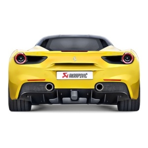 AKRAPOVIC MTP-FE488H Exhaus System Slip-On Line (Titanium) for FERRARI 488 GTB / 488 Spider 2016-2019 ECE Type Approval - Img 3