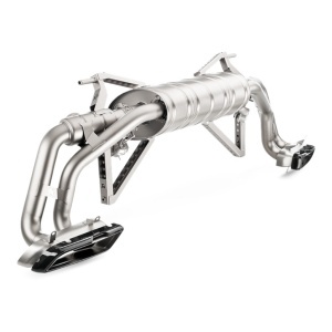 AKRAPOVIC S-AUR8SO3-T Exhaust System Slip-On Line (Titanium) for AUDI R8 5.2 FSI Coupe / Spyder 2016-2018 - Img 1