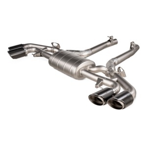 AKRAPOVIC S-BM/T/28H Exhaust System Slip-On Line (Titanium) for BMW X5M / X5M Competition (F95) / X6M / X6M Competition (F96) OPF/GPF 2021-2023 - Img 1