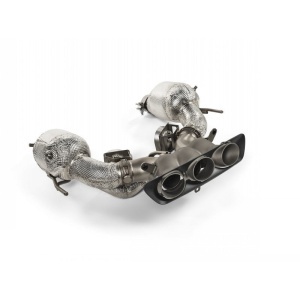 AKRAPOVIC S-FE/T/2 Slip-On Race Line (Titanium) for FERRARI 296 GTB/GTS 2023+ - Img 1