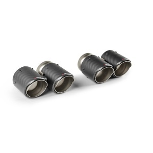 AKRAPOVIC TP-CT/78 Tail Pipe Set Cylindrical Design (Carbon) for BMW M5 (G90 / G99)