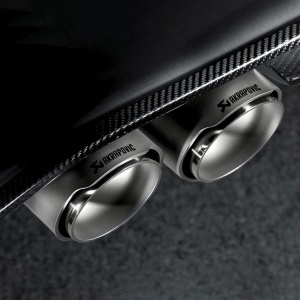 AKRAPOVIC TP-T/S/8 Tail Pipe Set (Titanium) for BMW M3 (F80) / М4 (F82 / F83) ECE Type Approval - Img 3
