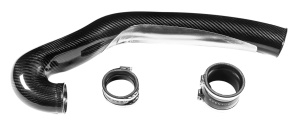 Eventuri Carbon Fiber Turbo Inlet Mercedes A35 CLA35 GLA35 GLB35 AMG - Img 2