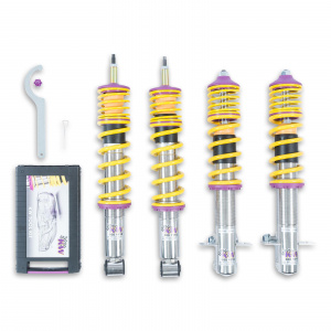 KW Coilover suspension V1 inox VW Golf MK 1 1.6 GTI (110 Hp) - Img 1