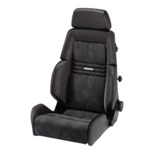 RECARO 044.00.0351 Seat Expert L, Artista Black/Nardo Black, Size LT/X