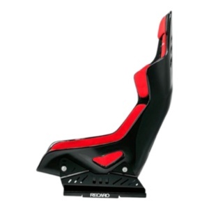 RECARO 076.31.2B22 Race Seat Podium GF Right Side (ABE / FIA 8855-1999) SAB, Black Alcantara / Red Leather, Size M - Img 3
