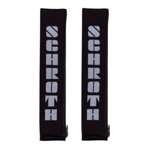 SCHROTH 09109 Shoulder Pads 50mm, Black/Gray Logo