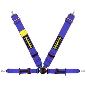 SCHROTH 25170 Racing Harness Profi 2-FE ASM 4-Point Right, Blue