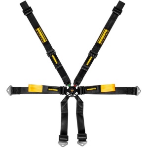SCHROTH 94720-0 Racing Harness Enduro 2x2 6-Point, Black for PORSCHE 911 (996 / 997)