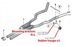 Supersprint Centre pipes kit Right - Left - Img 2