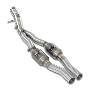 Supersprint Front pipes kit with metallic catalytic converter right - left 778132