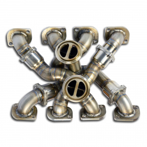 Supersprint Manifold Right + Left STEEL 310Sfor OEM turbo chargerAvailable on demand - Img 1