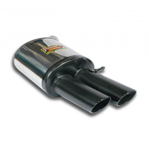Supersprint Rear exhaust Left 100x75 "Gun Metal Grey" 771557