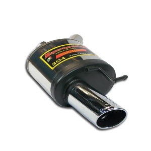 Supersprint Rear exhaust Left O120 "Power Loop"For OEM rear bumper 771544